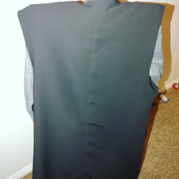 SLEEVELESS TRENCH COAT HAIRDRESSER OVERCOAT - Picture 7 of 11